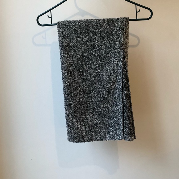 Speckled black and white midi skirt - Picture 3 of 8